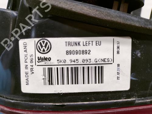 Left tailgate light VW GOLF VI (5K1)  | BP15662302C79 