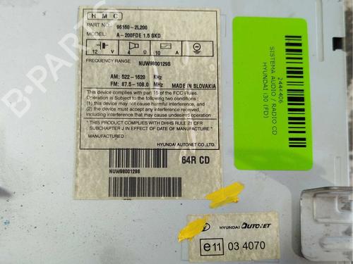 Radio HYUNDAI i30 (FD) 1.4 | BP40293661E6 - Image 3
