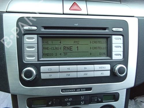 Radio VW PASSAT B6 (3C2) 2.0 TDI 16V | BP9704902E6 