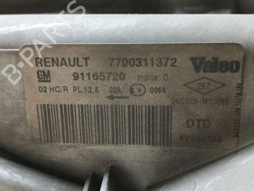 Right headlight RENAULT TRAFIC II Bus (JL)  | BP28122725C29 