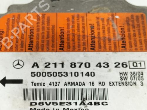 ECU airbags MERCEDES-BENZ E-CLASS (W211)  | BP7007619M53 