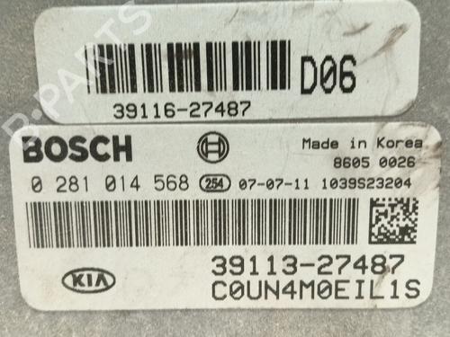 Engine control unit (ECU) KIA CARENS III MPV (UN) 2.0 CRDi 115 | BP23219386M57 