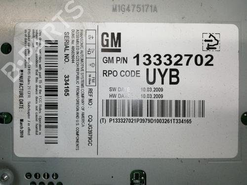 Radio OPEL INSIGNIA A Sports Tourer (G09) 2.0 CDTI (35) | BP9704790E6 