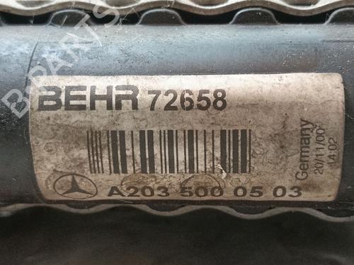 Køler MERCEDES-BENZ C-CLASS (W203) C 200 Kompressor (203.045) | BP22758099M31