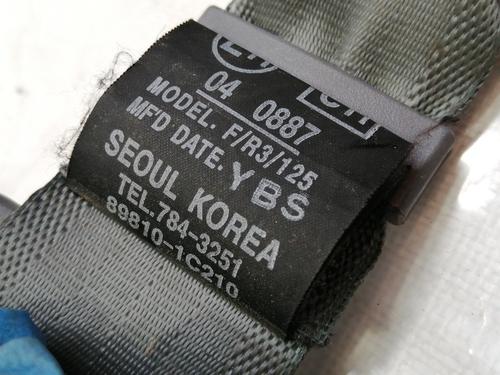 Rear center seatbelt HYUNDAI GETZ (TB) 1.3 i | BP9837110I27 