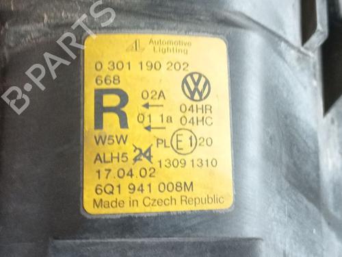 Right headlight VW POLO IV (9N_, 9A_) 1.4 16V | BP29821506C29 