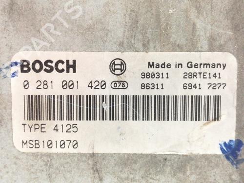 Engine control unit (ECU) LAND ROVER FREELANDER I (L314) 2.0 DI 4x4 | BP8697132M57 