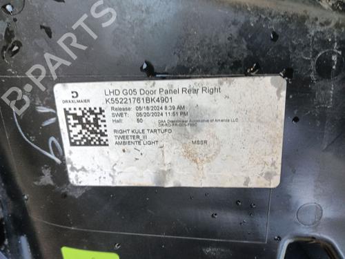 Rear right panel BMW X5 (G05, F95) xDrive 30 d Mild-Hybrid | BP29131483C61 