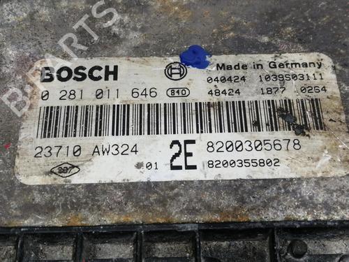 Engine control unit (ECU) RENAULT MEGANE II (BM0/1_, CM0/1_)  | BP7083200M57 
