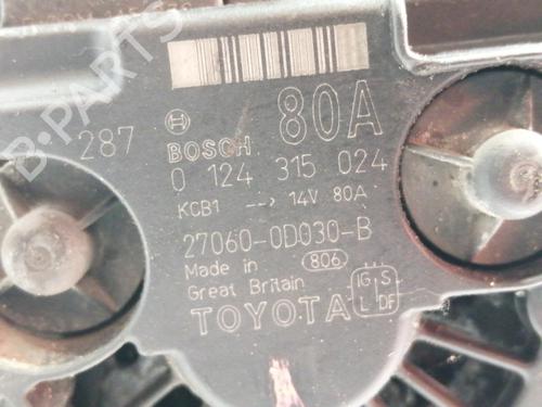 Alternator TOYOTA COROLLA (_E12_) 1.6 VVT-i (ZZE121_, ZZE121R) | BP5810461M7 