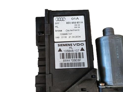 Rear left window mechanism AUDI A4 B6 (8E2) 1.9 TDI | BP29360898C24 