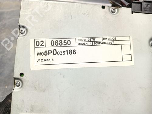 Radio SEAT ALTEA XL (5P5, 5P8) 1.6 TDI | BP23256872E6 