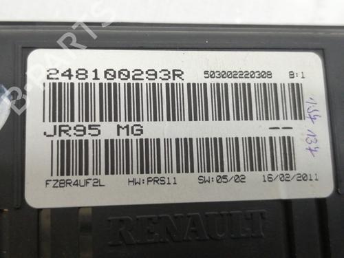 Instrument cluster RENAULT SCÉNIC III (JZ0/1_) 1.5 dCi | BP9139938C47 