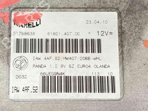 Engine control unit (ECU) FIAT PANDA (169_) 1.2 Natural Power (169.AXB1A) | BP36987600M57 - Image 3