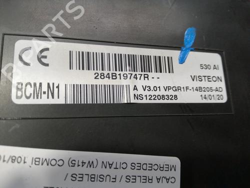 Fuse box MERCEDES-BENZ CITAN Box Body/MPV (W415)  | BP12217214E1 