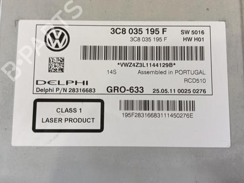 Radio VW TOURAN (1T3) 1.6 TDI | BP29924283E6 