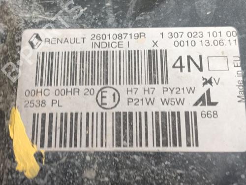 Right headlight RENAULT MEGANE III Hatchback (BZ0/1_, B3_) 1.5 dCi | BP36045807C29 - Image 3