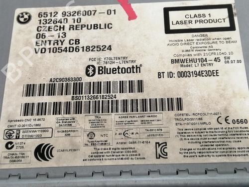 Radio BMW 1 (F20) 116 d | BP9453230E6 
