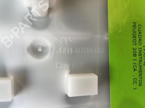 Instrument cluster PEUGEOT 208 I (CA_, CC_) 1.6 BlueHDi 100 | BP29917433C47