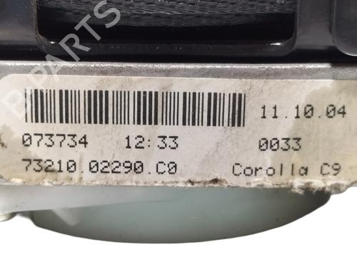 Front right seatbelt TOYOTA COROLLA (_E12_) 1.4 D (NDE120_, NDE120R) | BP8736194I25 