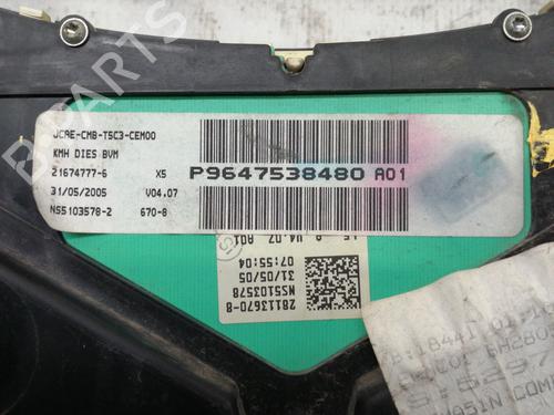 Instrument cluster PEUGEOT 307 (3A/C)  | BP5369525C47 