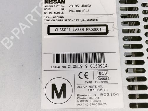 Radio NISSAN QASHQAI / QASHQAI +2 I (J10, NJ10, JJ10E)  | BP16088775E6 