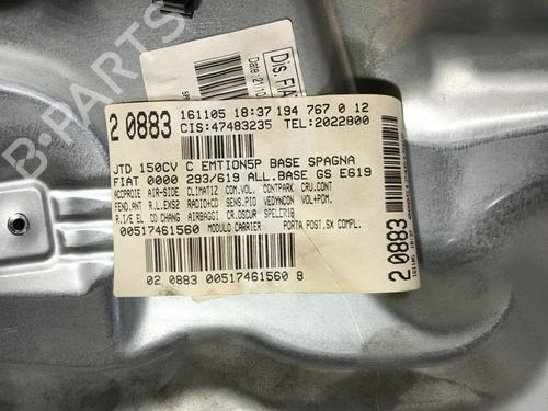 Rear left window mechanism FIAT CROMA (194_) 1.9 D Multijet (194AXC1B, 194AXC12) | BP11029391C24 