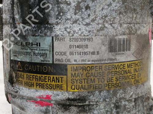 AC compressor RENAULT MEGANE II Estate (KM0/1_) 1.9 dCi (KMRG, KM1G, KM0G, KM2C) | BP10194348M34 