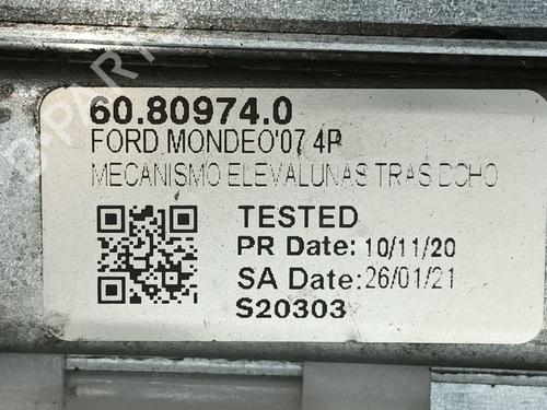 Rear right window mechanism FORD MONDEO IV Saloon (BA7) | BP30127258C25