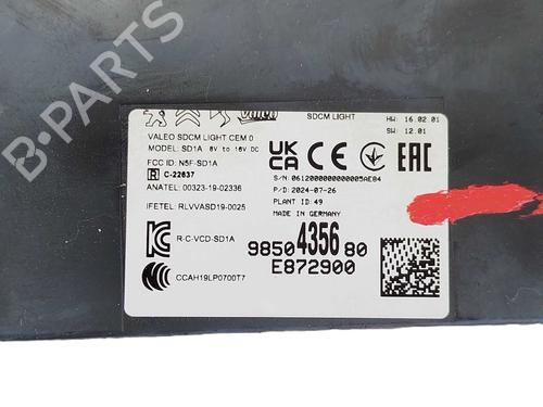 Electronic module CITROËN C4 III (BA_, BB_, BC_) 1.2 PureTech 130 (BAHNSA, BAHNSB) | BP39406632M83 - Image 2