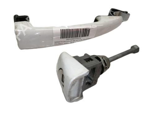 Front left exterior door handle PEUGEOT 2008 I (CU_) 1.6 HDi | BP9143376C128 