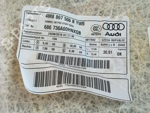 Tecto interior AUDI Q8 (4MN, 4MT) 50 TDI Mild Hybrid quattro | BP36039576I12 - Image 6
