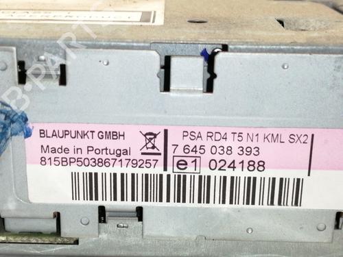 Radio PEUGEOT 307 (3A/C) 1.6 HDi 110 | BP8956614E6 