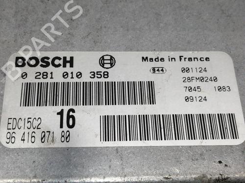 Engine control unit (ECU) CITROËN XSARA PICASSO (N68) 2.0 HDi | BP6984593M57 