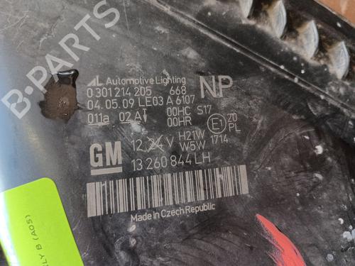 Right headlight OPEL ZAFIRA / ZAFIRA FAMILY B (A05) 1.9 CDTI (M75) | BP29562015C29 