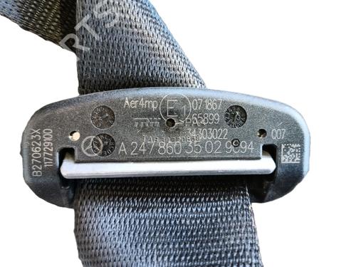 Rear right seatbelt MERCEDES-BENZ EQA (H243) EQA 250+ (243.702) | BP29249863I28 