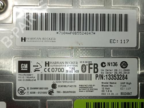 Elektronisk modul OPEL INSIGNIA A Sports Tourer (G09) 2.0 CDTI (35) | BP23504709M83 