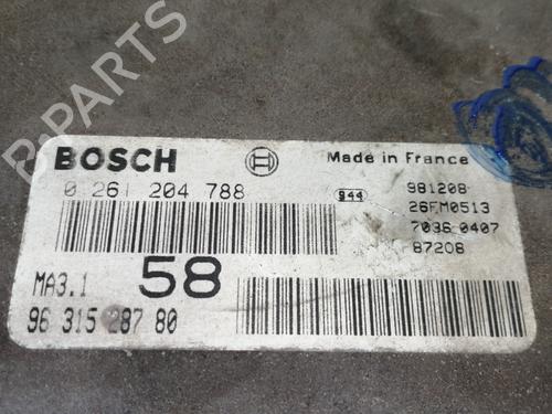 Engine control unit (ECU) CITROËN SAXO (S0, S1) 1.1 X, SX | BP7968705M57 