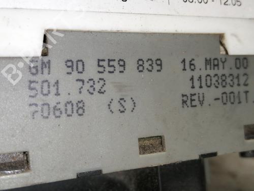 Climate control OPEL ZAFIRA A MPV (T98) 2.0 DTI 16V (F75) | BP5351382I5 