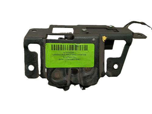 Used Tailgate lock BMW 3 Compact (E46) 320 td (150 hp) 31992714