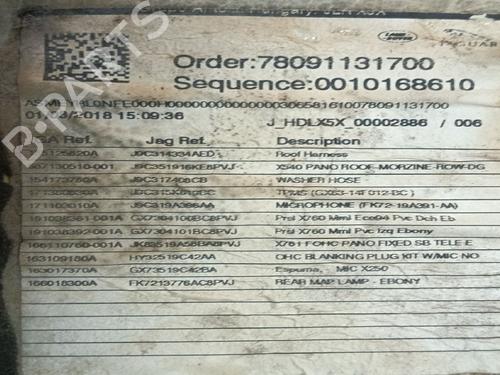 Toit intérieur JAGUAR E-PACE (X540) 2.0 D180 AWD | BP31707010I12