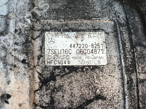 Used AC compressor MERCEDES-BENZ M-CLASS (W163) ML 270 CDI (163.113) (163 hp) 27930615