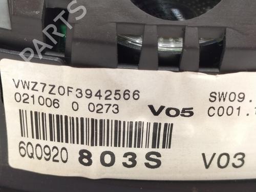 Instrument cluster VW POLO IV (9N_, 9A_) 1.4 16V | BP10694000C47 