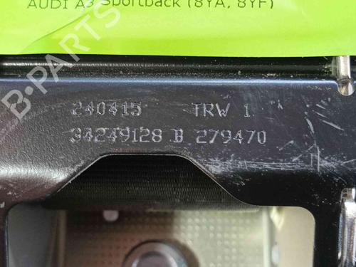 Rear left seatbelt AUDI A3 Sportback (8YA, 8YF) 35 TDI | BP38092875I29 - Image 3