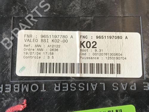 Fuse box PEUGEOT 307 (3A/C) 1.6 16V | BP29886381E1