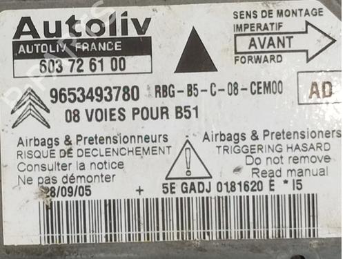 ECU airbags CITROËN C4 I (LC_)  | BP5367971M53 