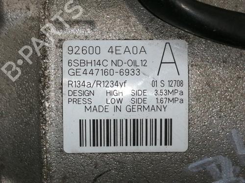 AC compressor NISSAN JUKE (F15) 1.5 dCi | BP13327926M34 