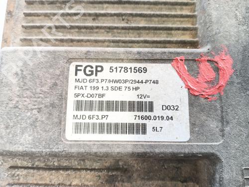 Engine control unit (ECU) FIAT GRANDE PUNTO (199_) 1.3 D Multijet | BP31795534M57