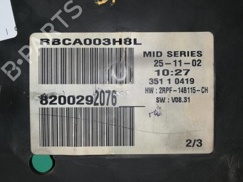 Instrument cluster RENAULT MEGANE II (BM0/1_, CM0/1_) 1.4 16V (BM0B, CM0B) | BP10973917C47 