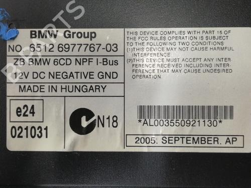 Radio BMW X3 (E83)  | BP12179157E6 